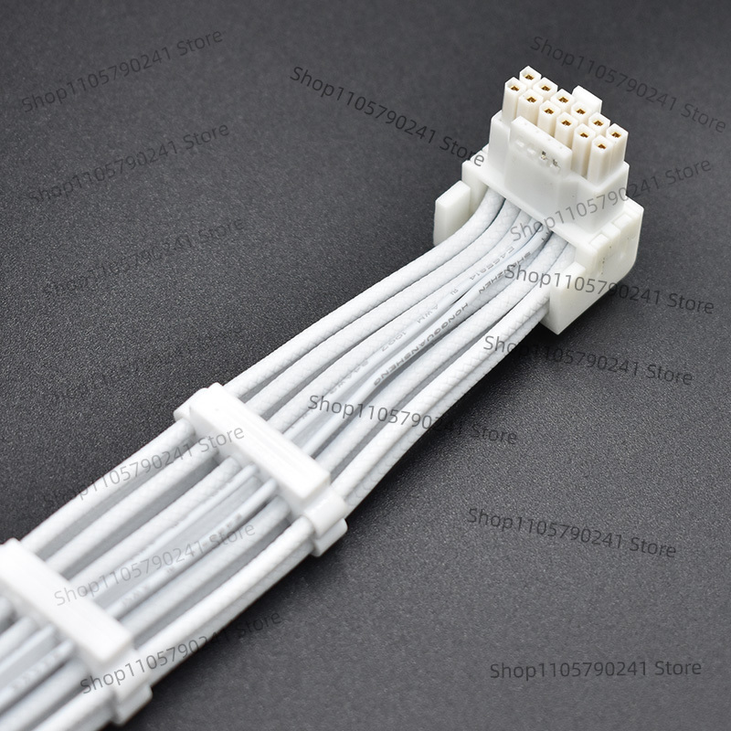 White 16AWG Braided Pattern Ca - Dual 8Pin To 16Pin 12Vhpwr Cable review and price