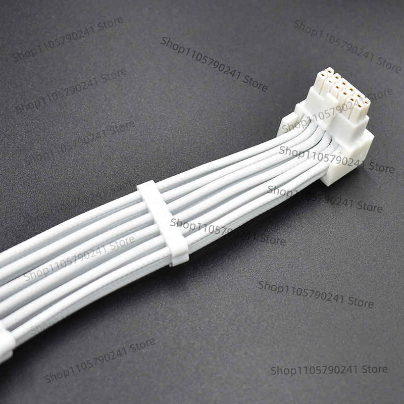 White 16AWG Braided Pattern Ca - Dual 8Pin To 16Pin 12Vhpwr Cable review and price